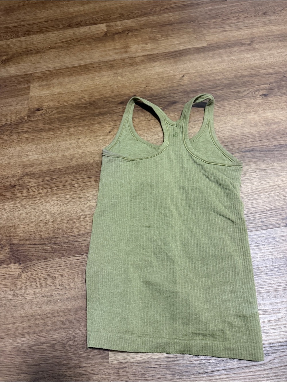 lululemon athletica Olive Ribbed Racerback Tank